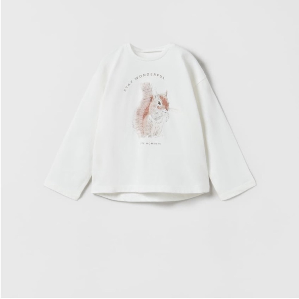 Zara girl shirt